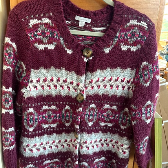 RARE GARNET HILL Cardigan - Picture 1 of 2